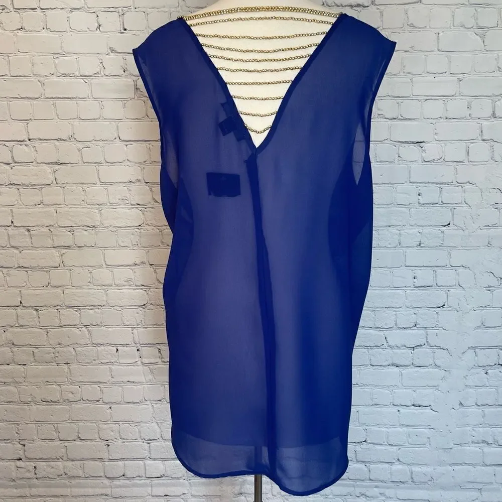 Sheer Tunic Style Top - Picture 2 of 5